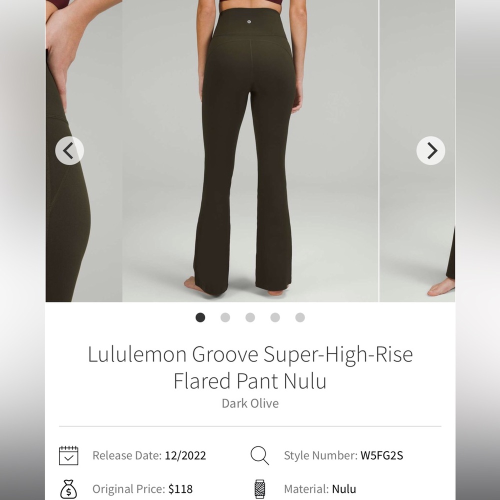 Lululemon groove flare pant